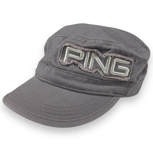 Ping Ranger Combat Style Womens Golf Hat Cap Hook & Loop Gray - Picture 1 of 8